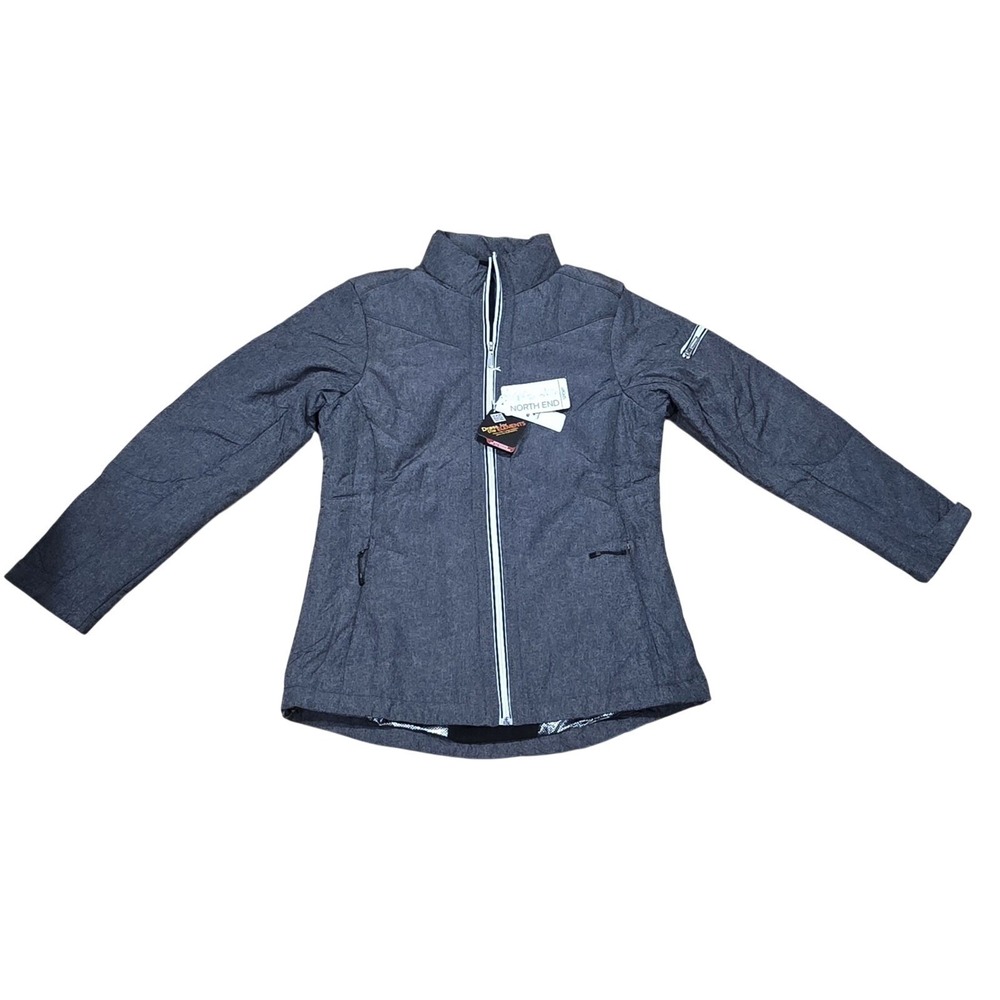 North End Sport Jacket Ladies Small‎ Black Warm Logik Casual Soft Shell Coat